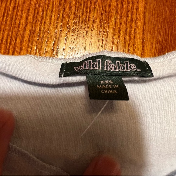 4/$20 NWT Wild Fable Light Blue V Neck Long Sleeve Top XXS - Picture 4 of 6